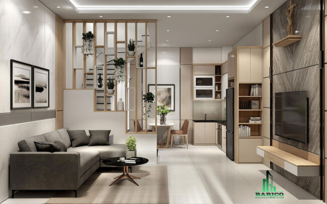 Tu-phong-khach-nhin-xuong-khu-vuc-bep