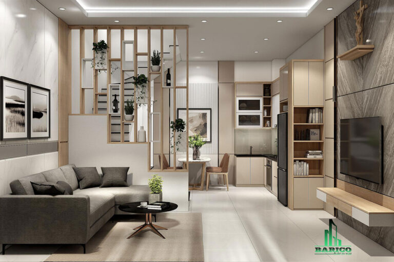 Tu-phong-khach-nhin-xuong-khu-vuc-bep